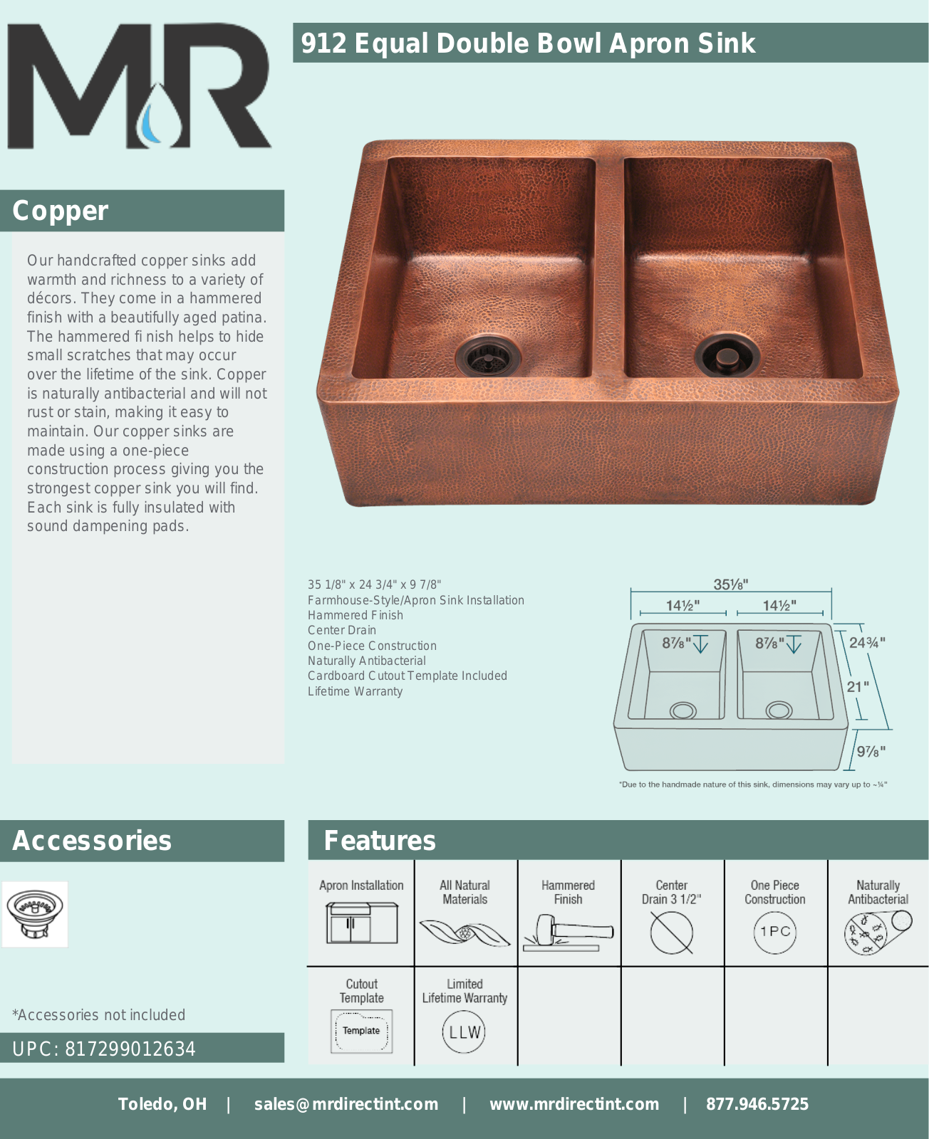 MR Direct MRDR1286 Specifications - ManualMachine.com