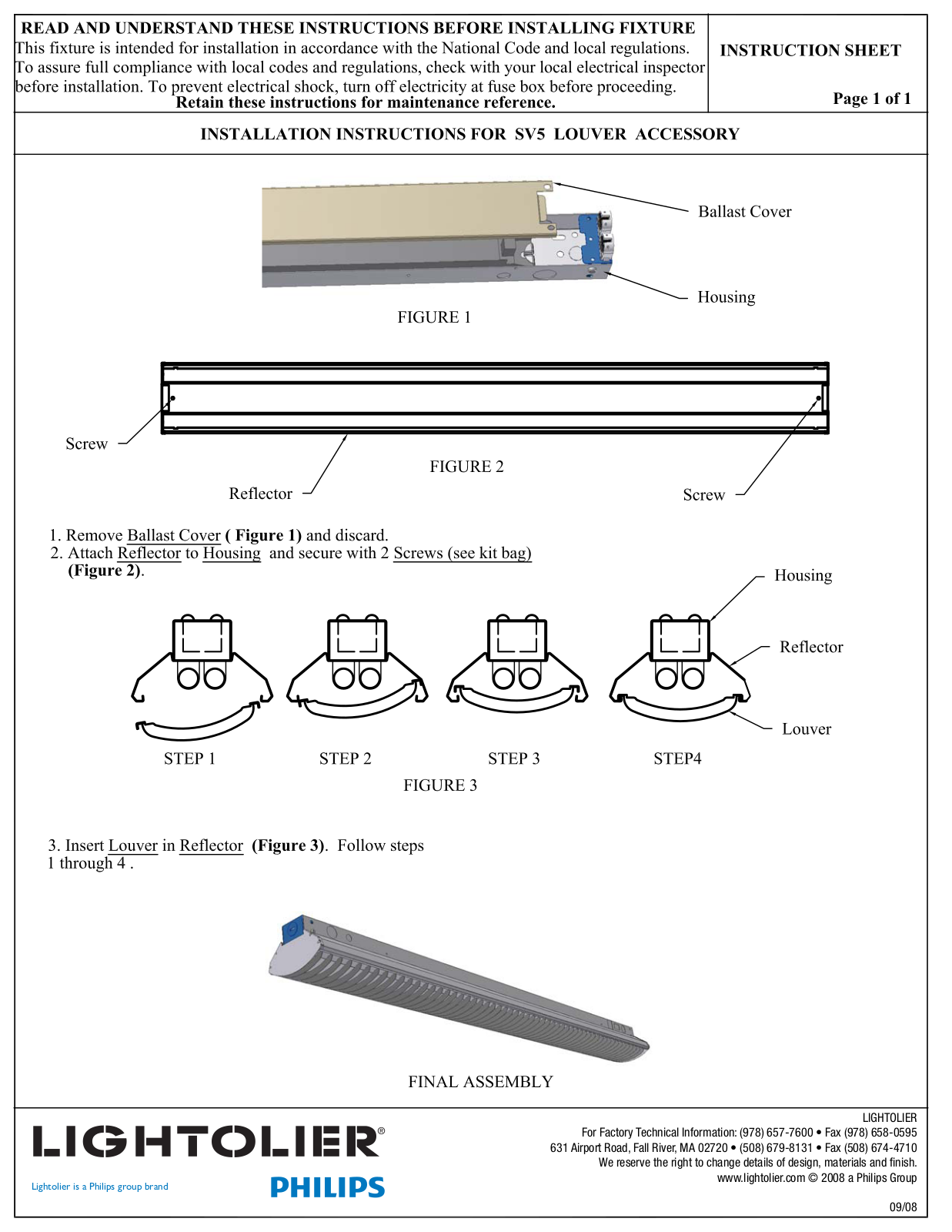 Philips SV5 User Manual