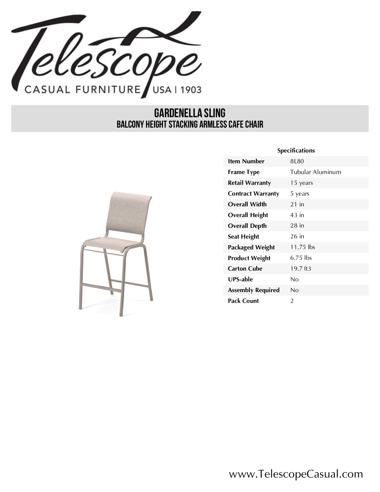 Telescope Casual TE3592 Specifications - ManualMachine.com