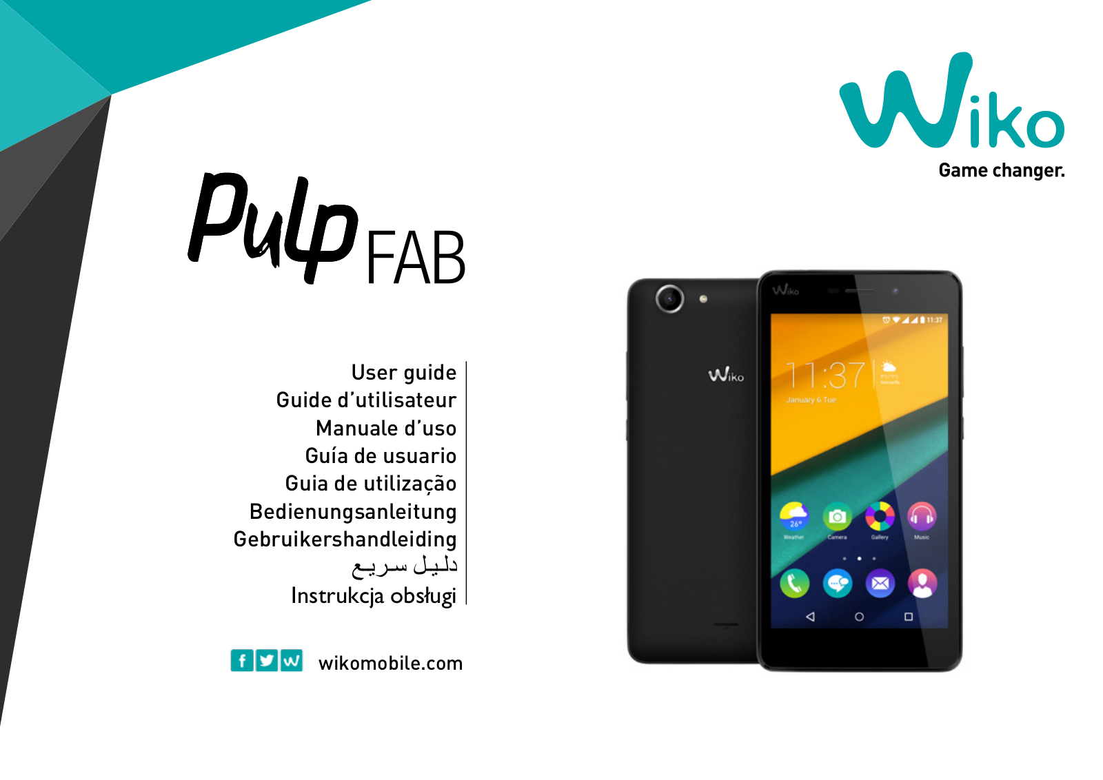 Wiko Pulp FAB User Manual