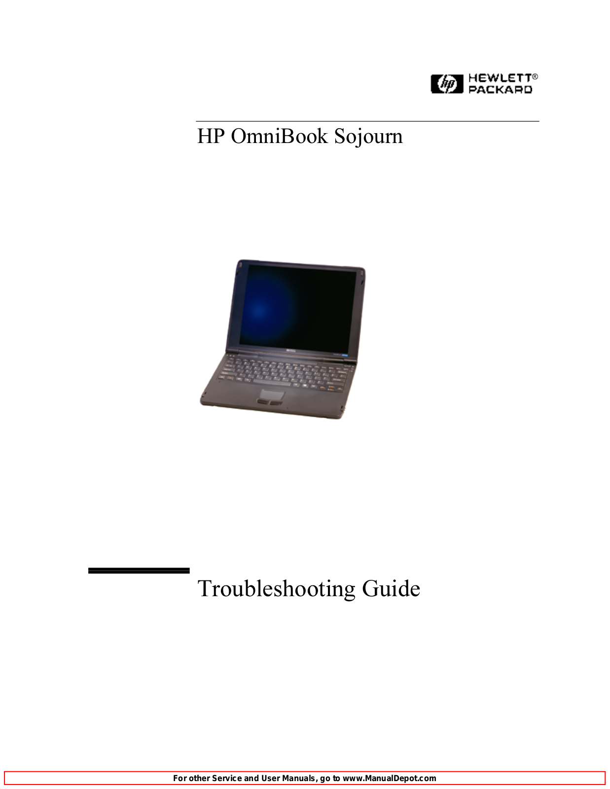 HP omnibook sojourn troubleshooting guide