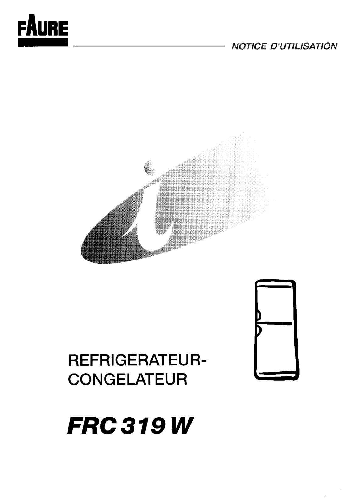 Faure FRC319W User Manual
