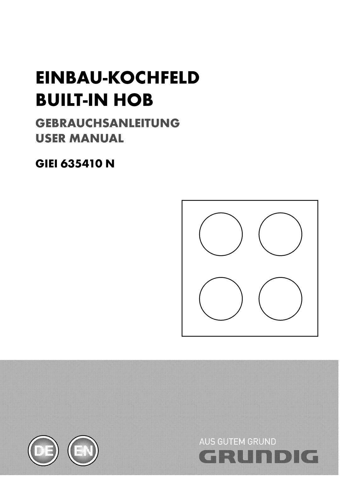 Grundig GIEI 635410 N User Manual