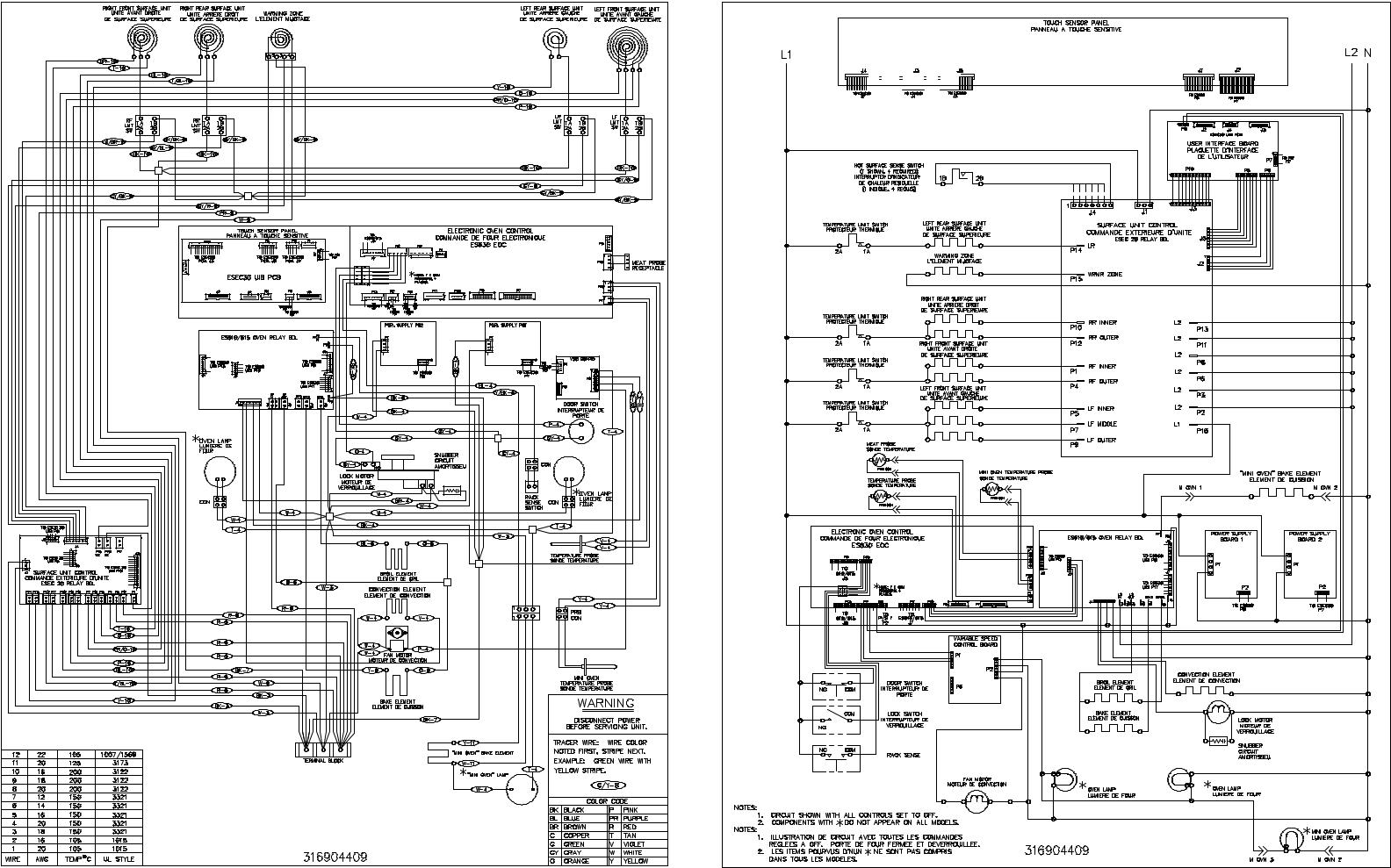 Electrolux EW30EF65GS Wiring Diagram