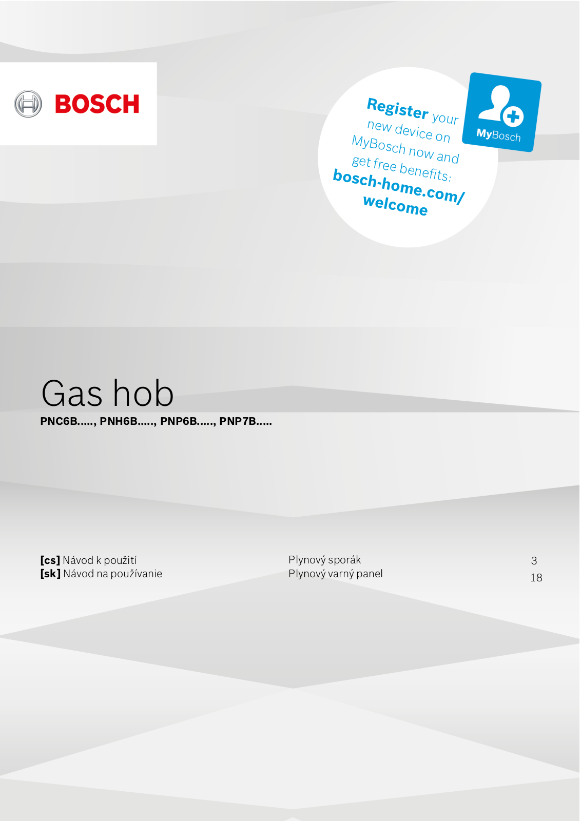 Bosch PNP6B6B90 User Manual