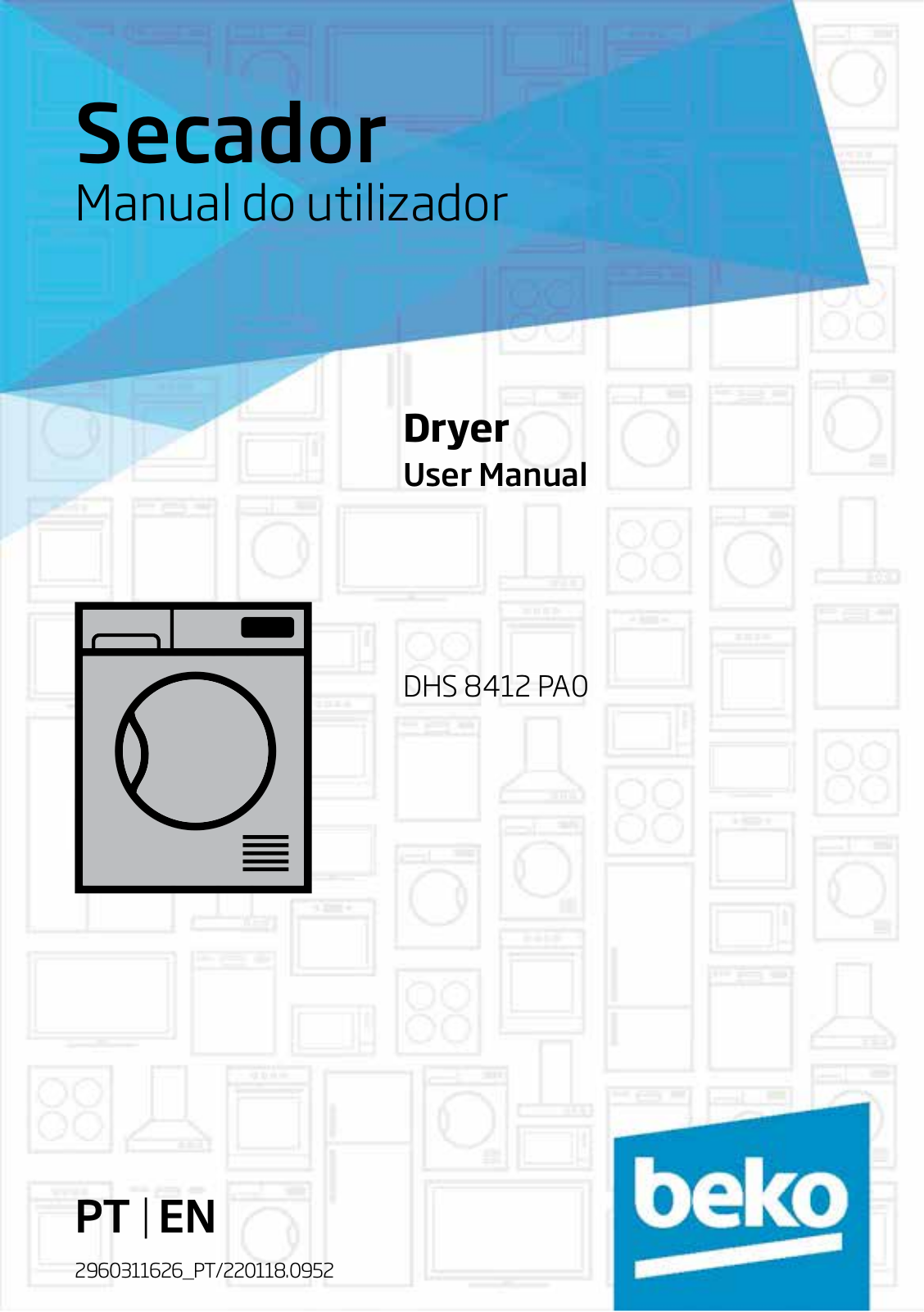 Beko DHS 8412 PA0 User manual