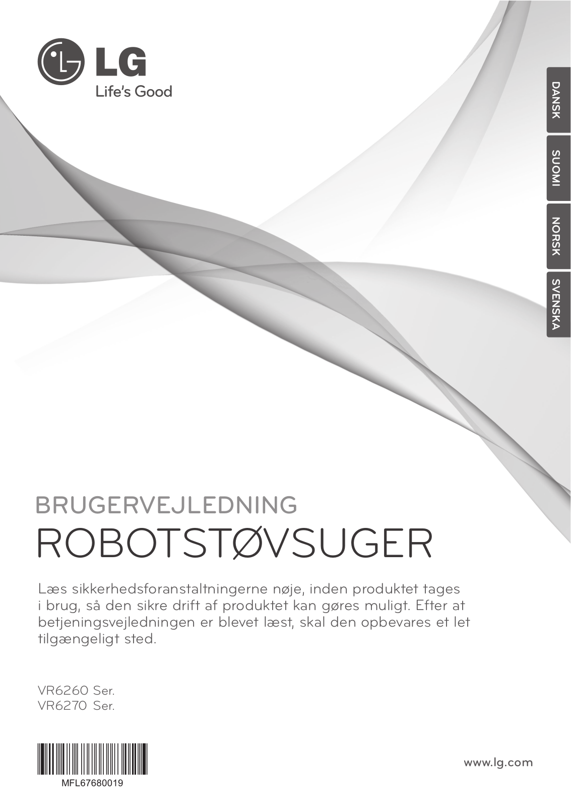 LG VR62701LVM User manual