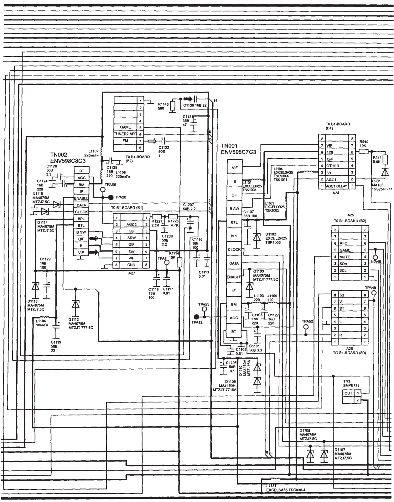 PANASONIC TX28WG25C Schematics