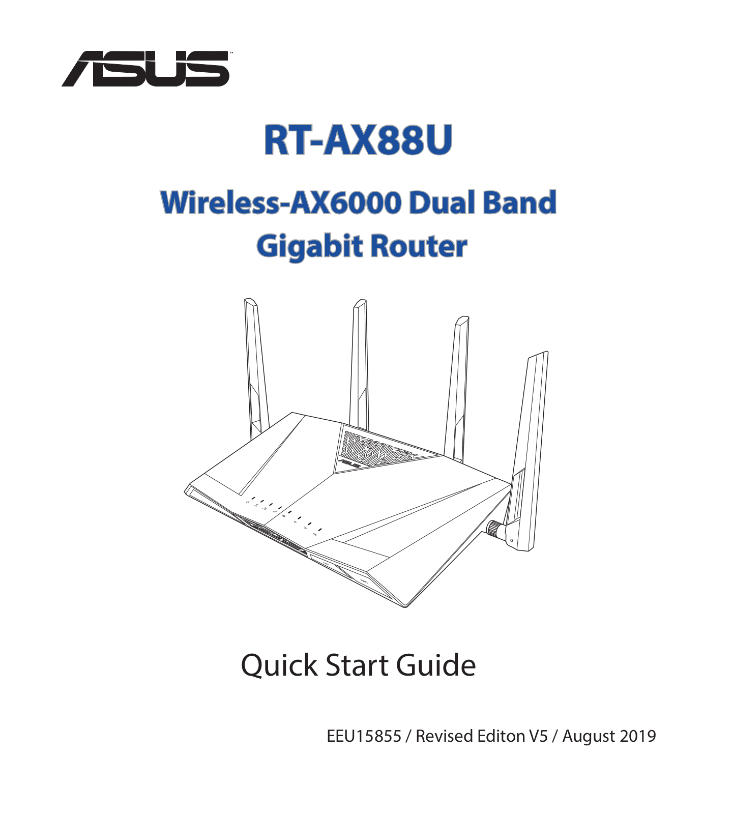 Asus RT-AX88U Quick Installation Guide