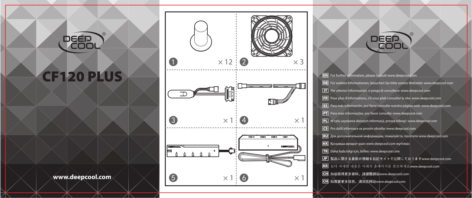 DeepCool CF120 Plus operation manual