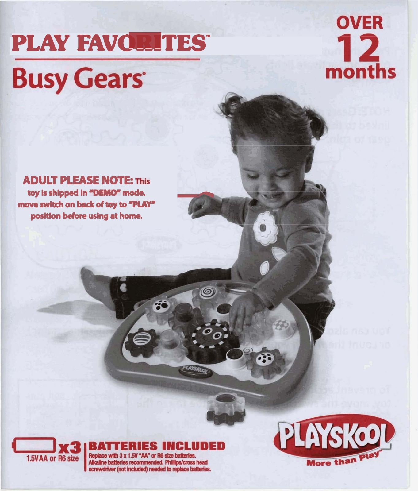 HASBRO Busy Gears 2010 User Manual