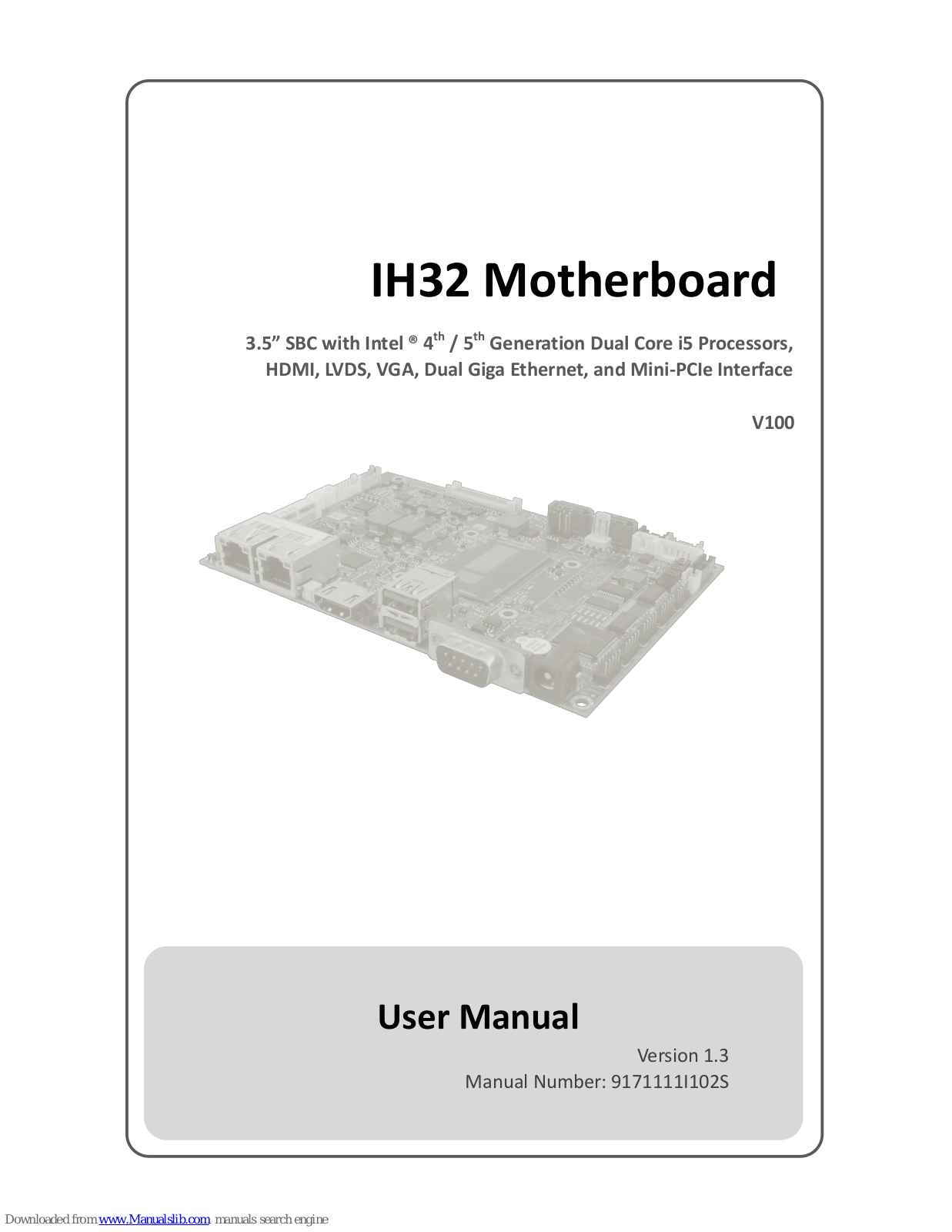 Winmate IH32 User Manual - ManualMachine.com