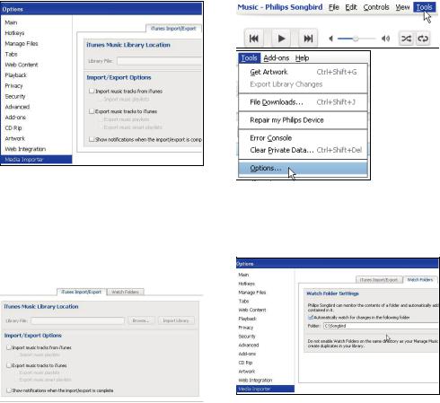 Philips SA2SONGBRD User Manual