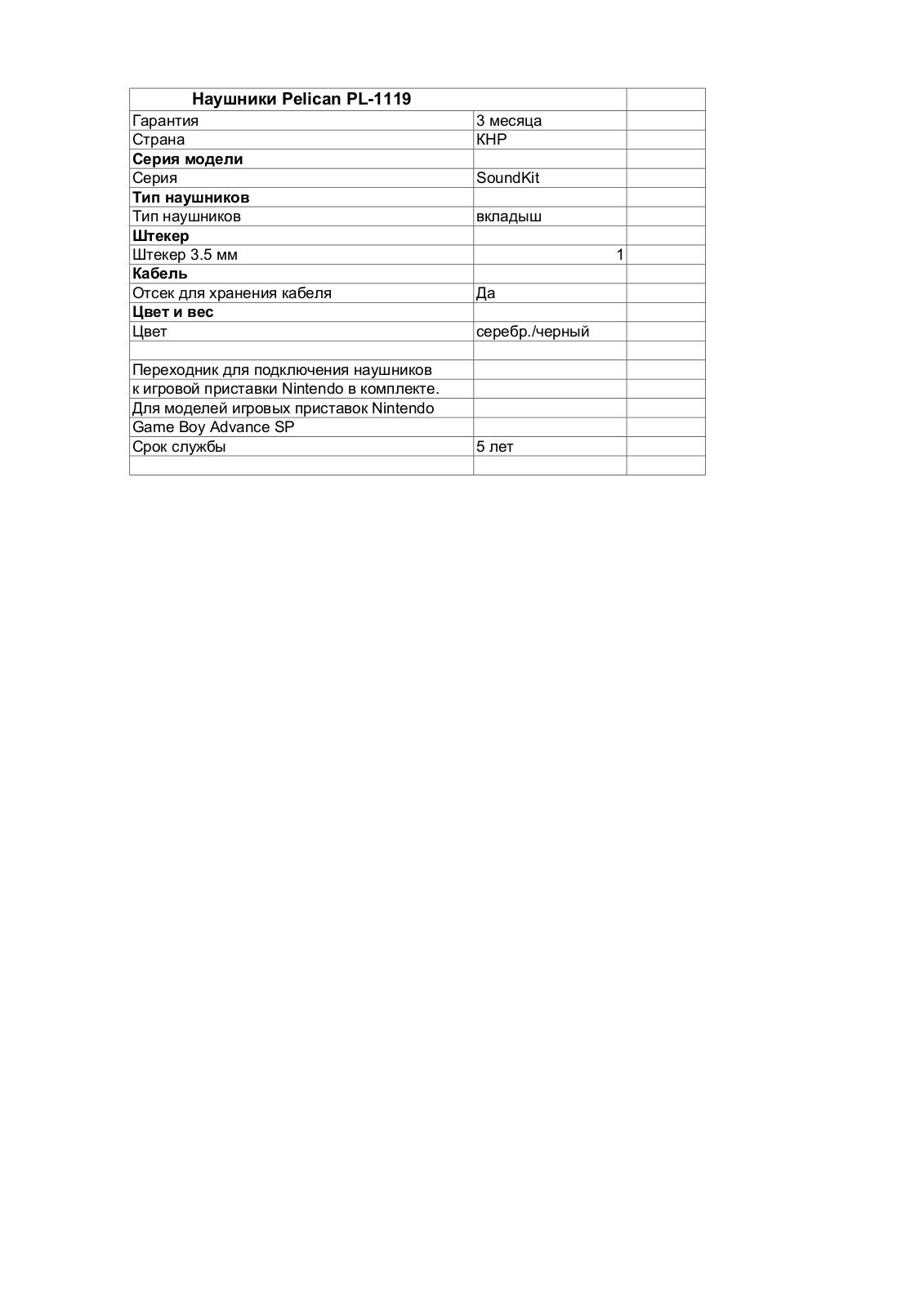 Pelican PL-1119 User Manual