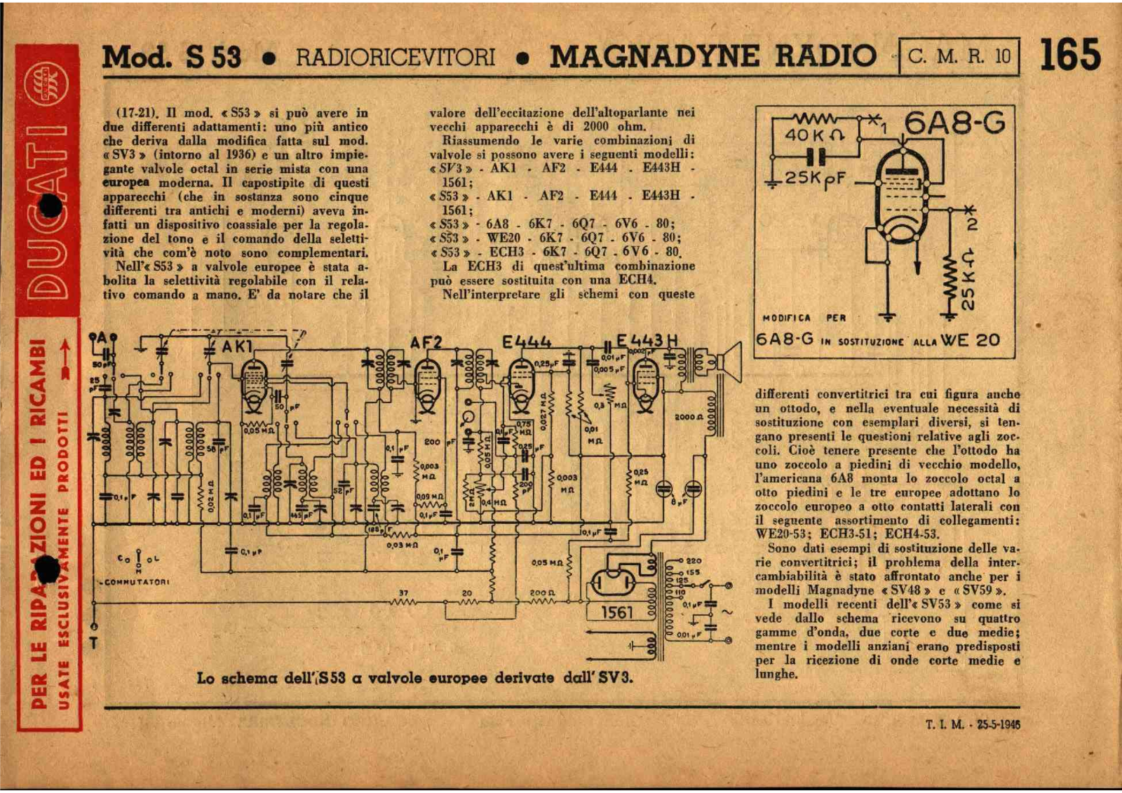 Magnadyne s53 schematic