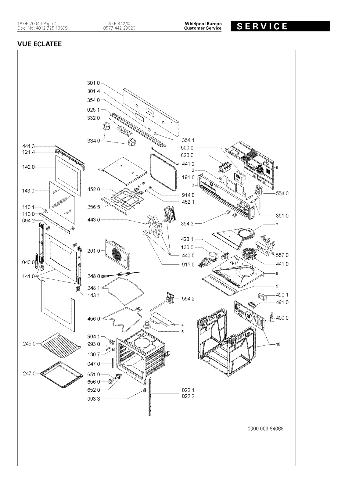 WHIRLPOOL AKP 442 User Manual