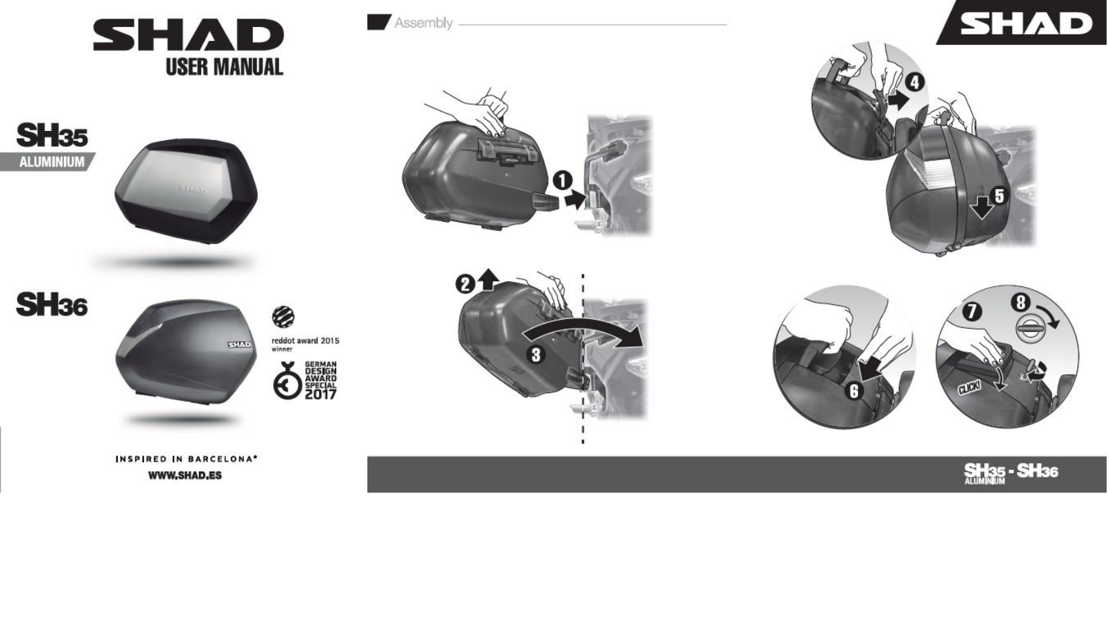 Shad SH36 User Manual