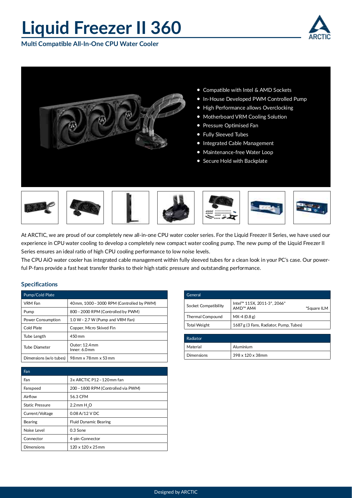 Arctic liquid Freezer II 360 User Manual