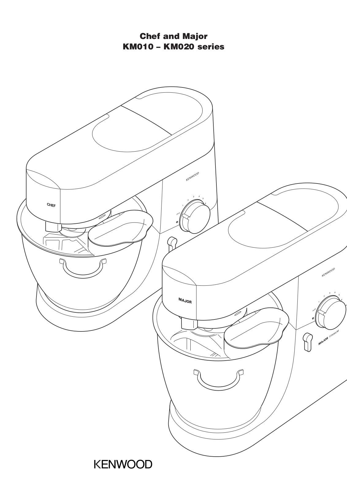 Kenwood KM010, KM020 User guide