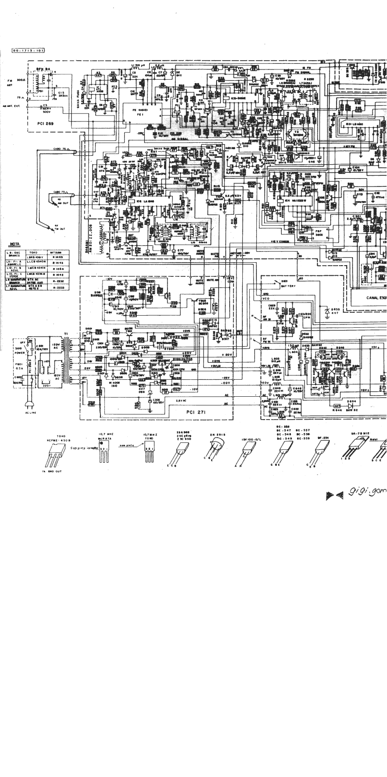 Gradiente M16 Schematic