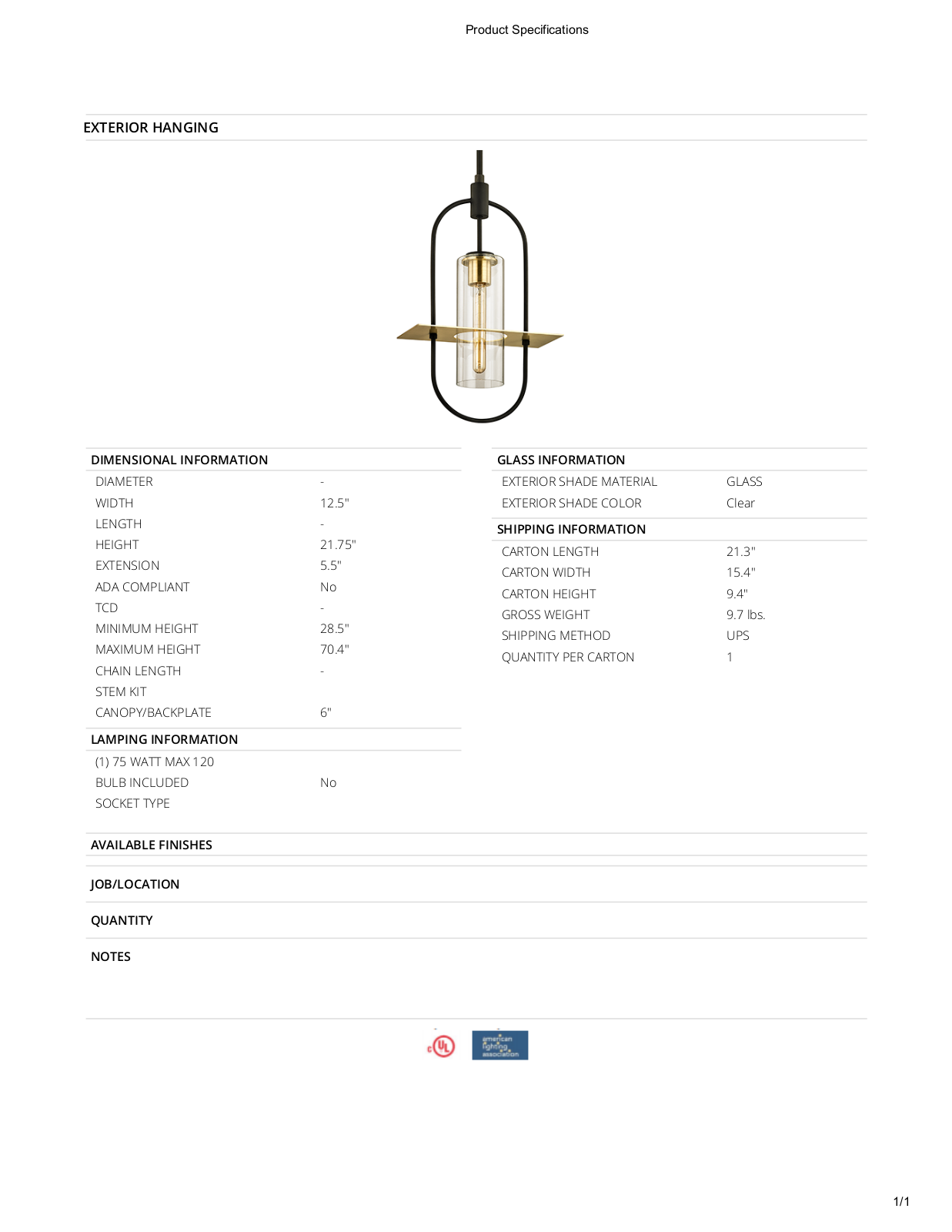 Joss & Main WLSG1308 Specifications - ManualMachine.com