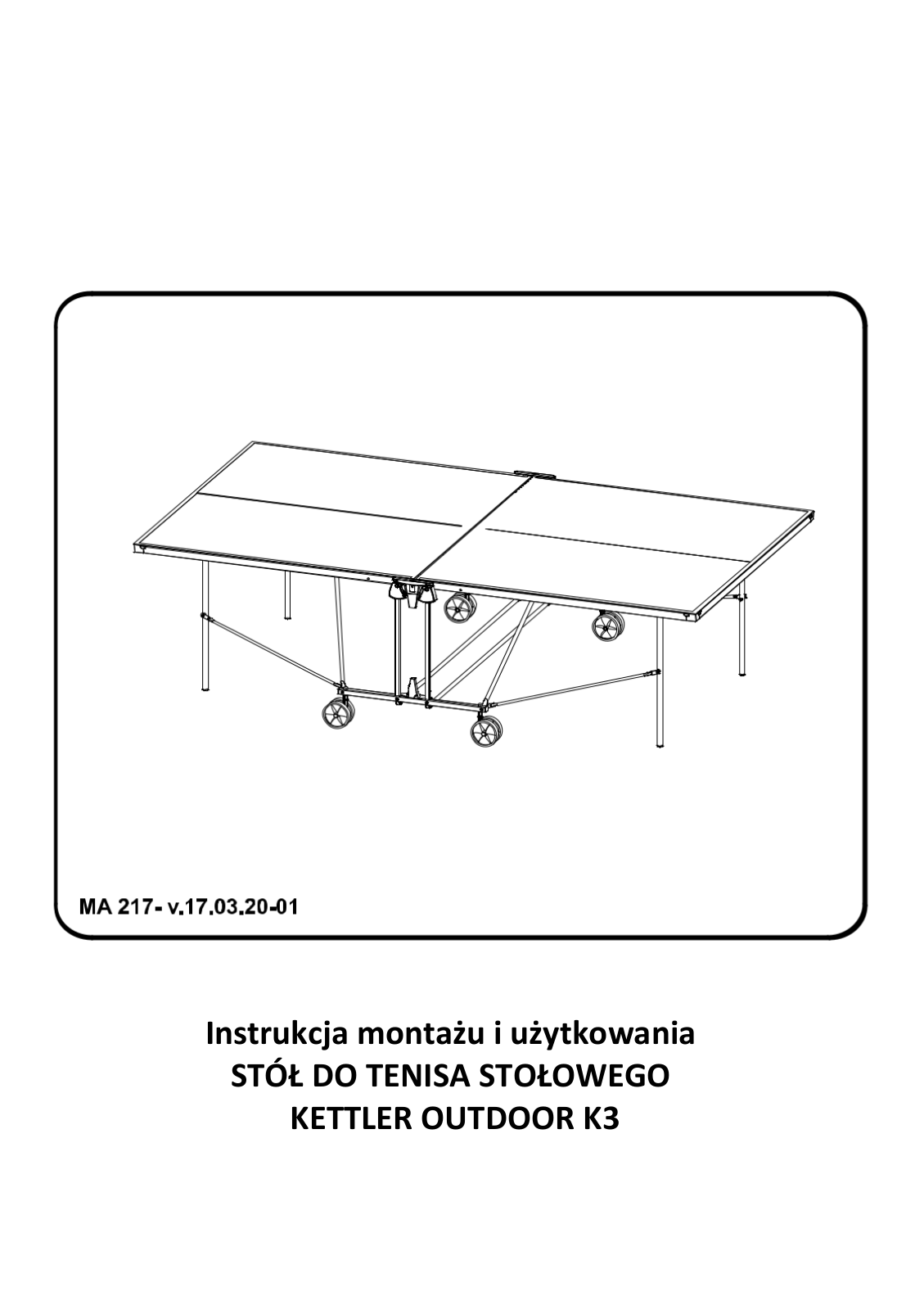 KETTLER Outdoor K3 User guide - ManualMachine.com