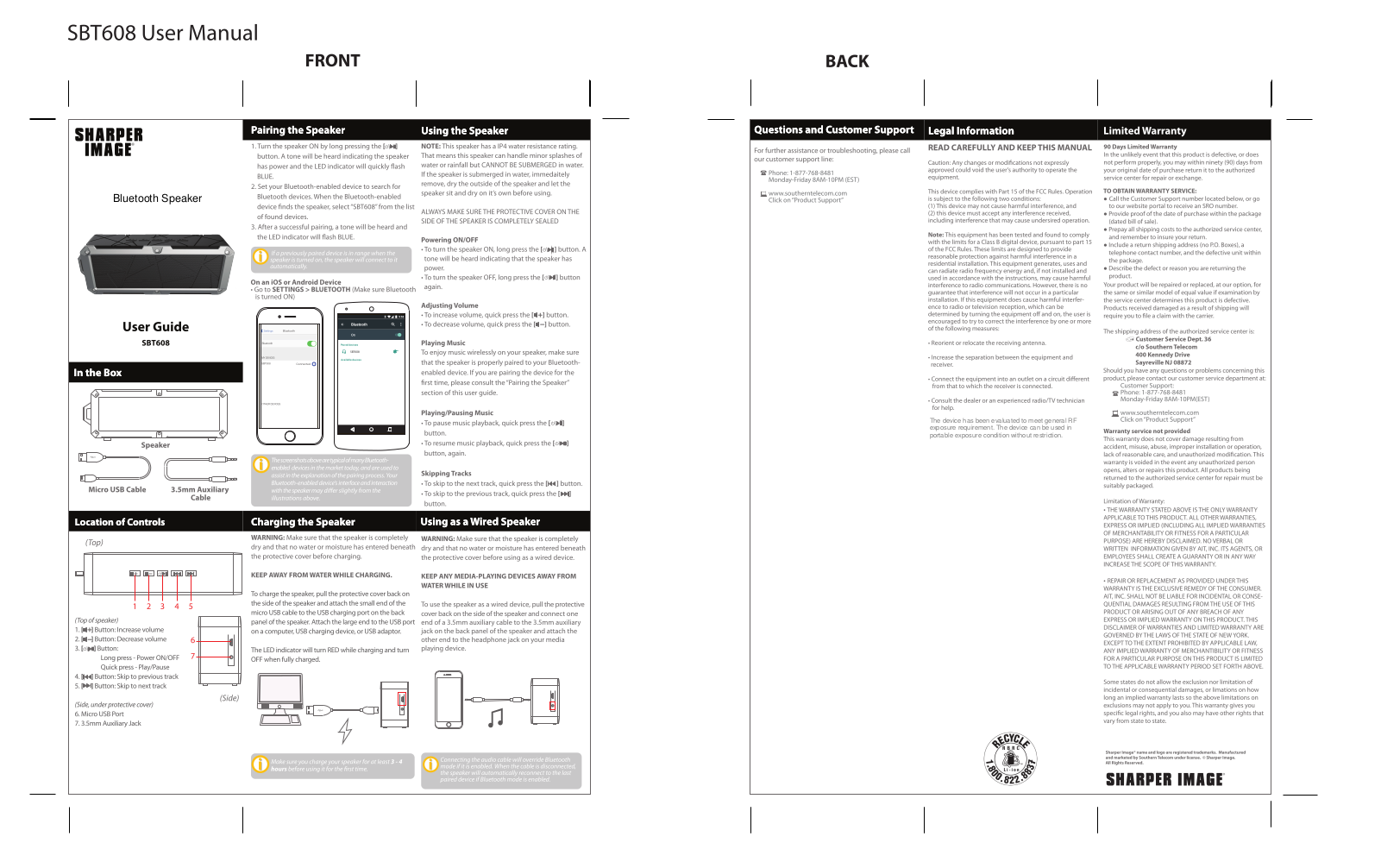 Linpa Technology SBT608 User Manual