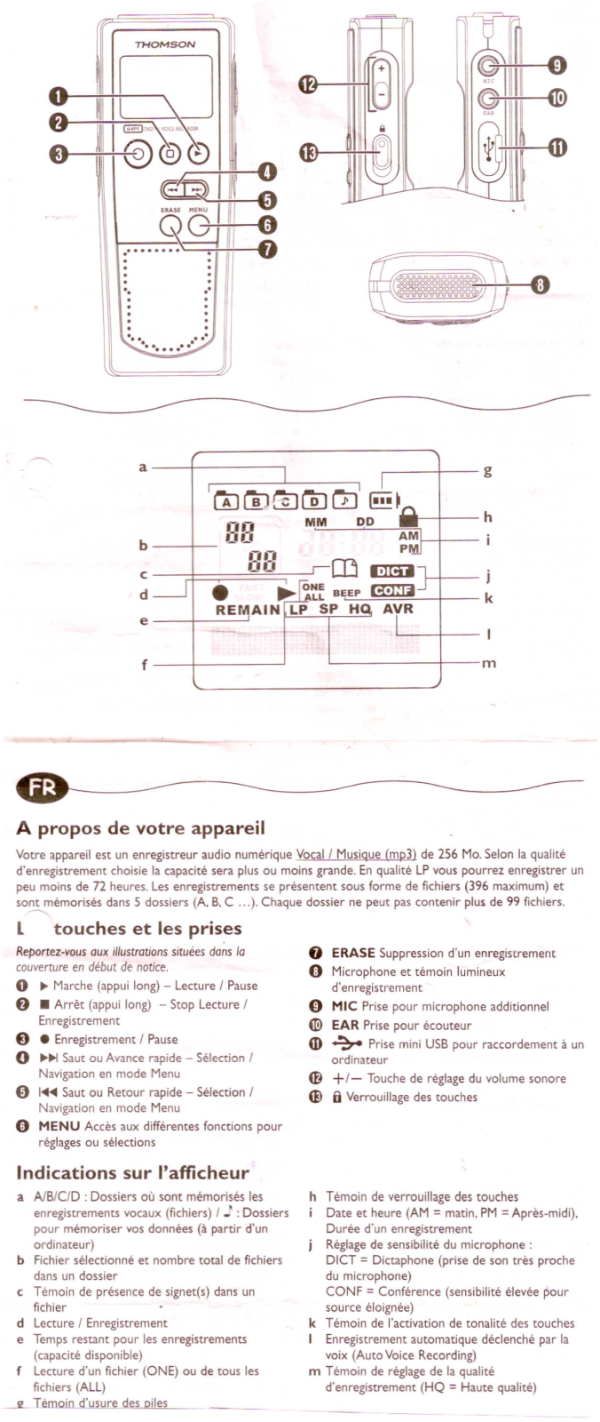 THOMSON DK 300 User Manual