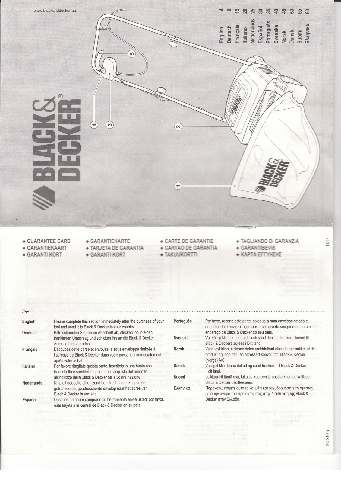 Black & decker GD300, GD300X User Manual