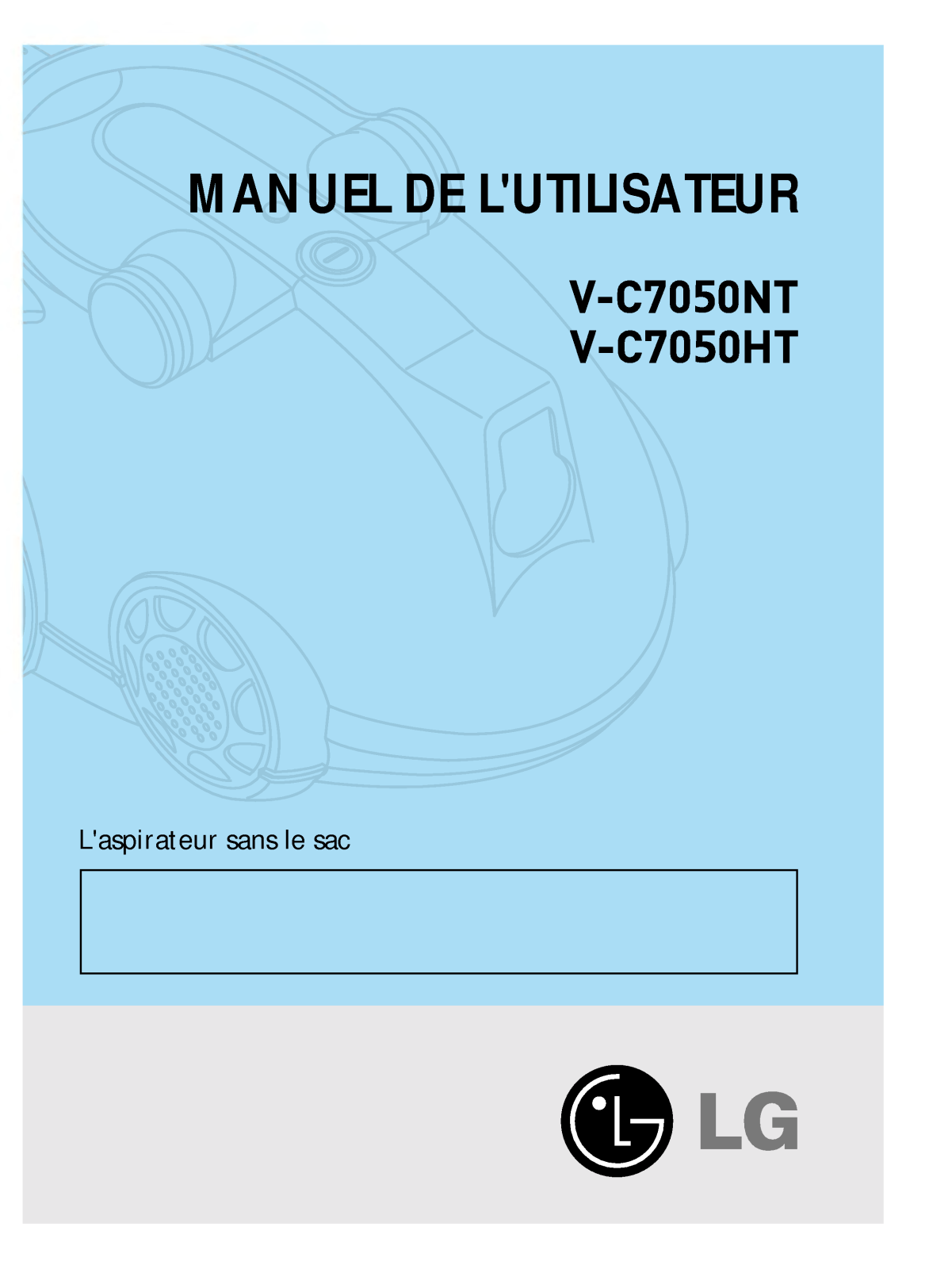 LG V-C7050HTN, V-C7050HTB User Manual