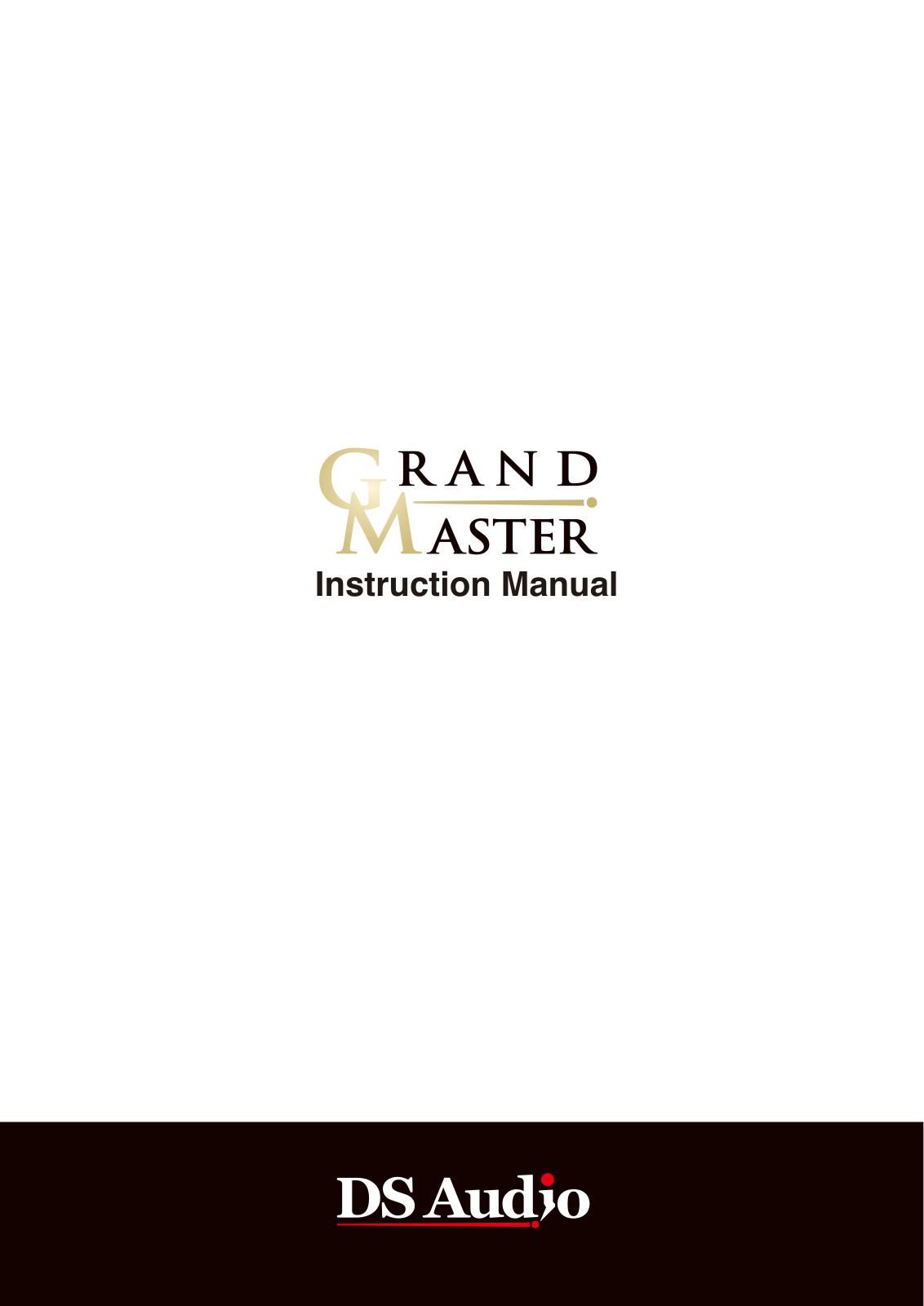 DS Audio Grand Master User guide - ManualMachine.com