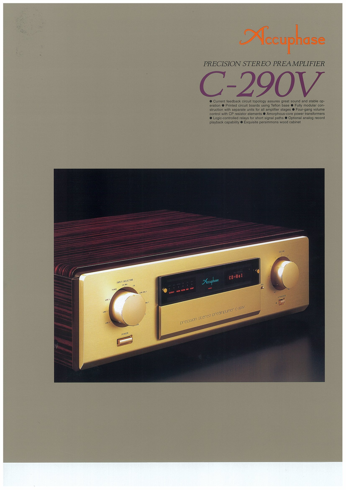 Accuphase C-290-V Brochure