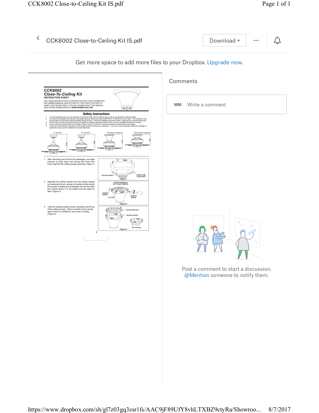 Fanimation KW3028 InstallationAndAssembly - ManualMachine.com