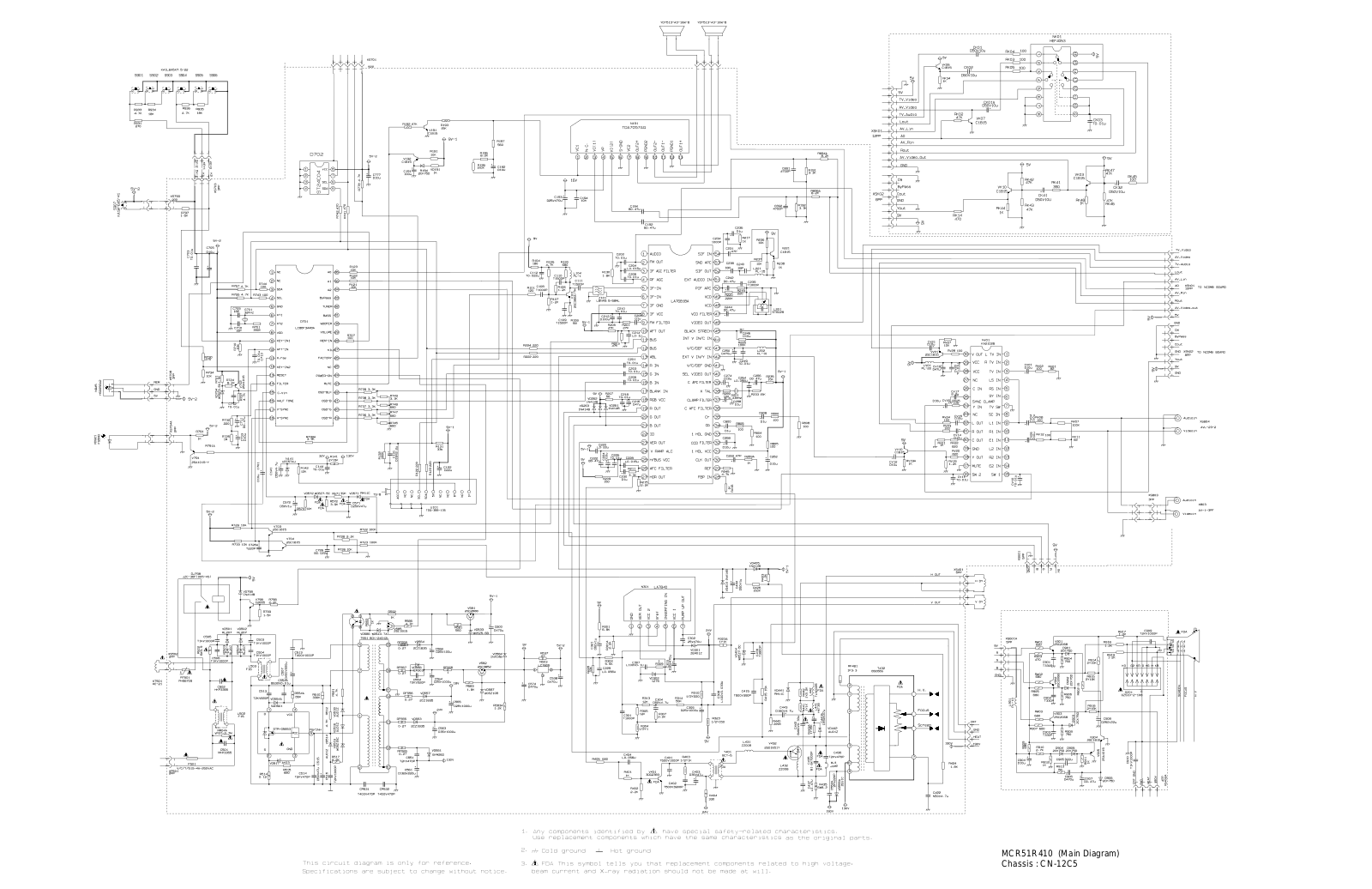 RCA MCR51R410 Diagram