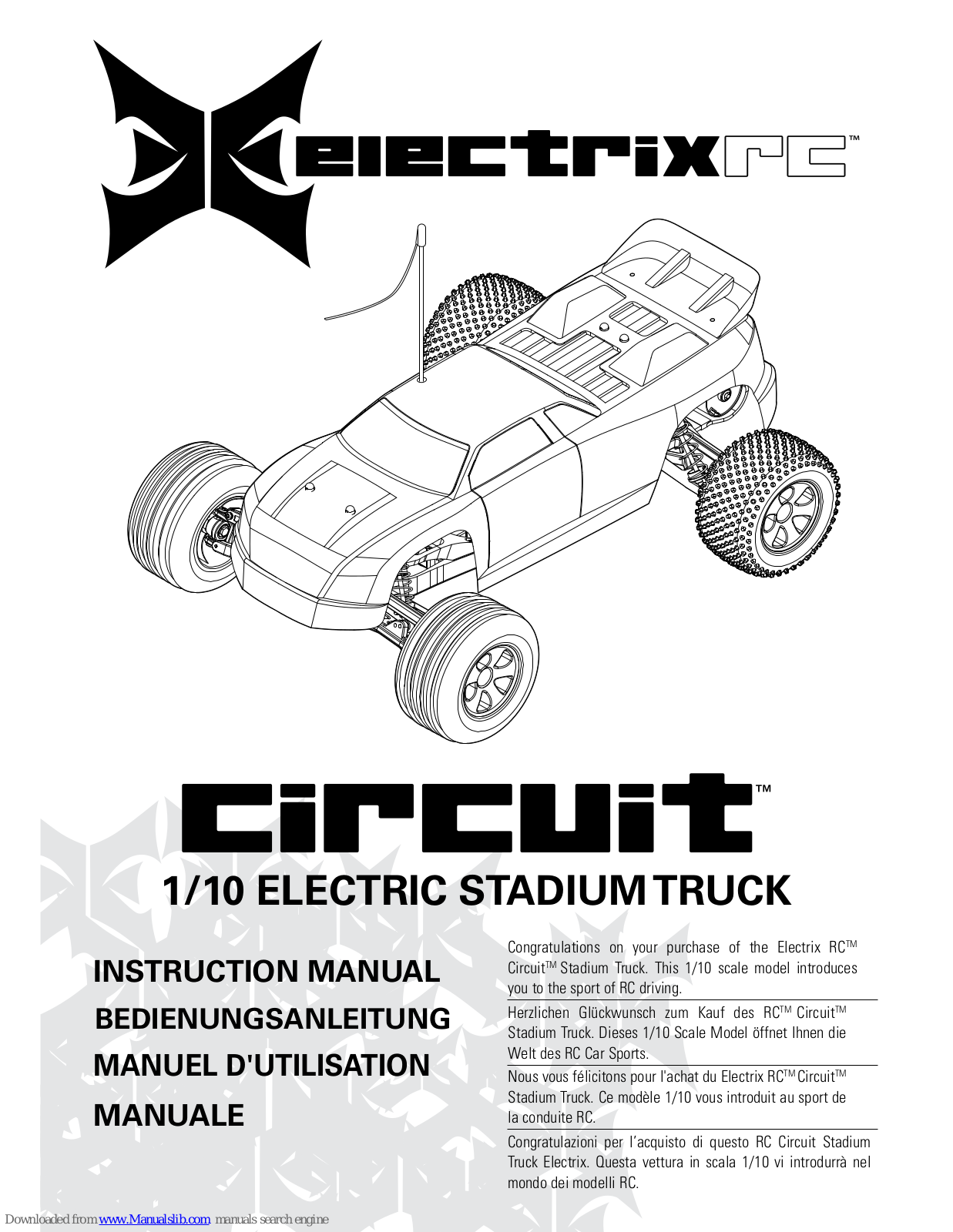 Electrix RC Circuit Instruction Manual