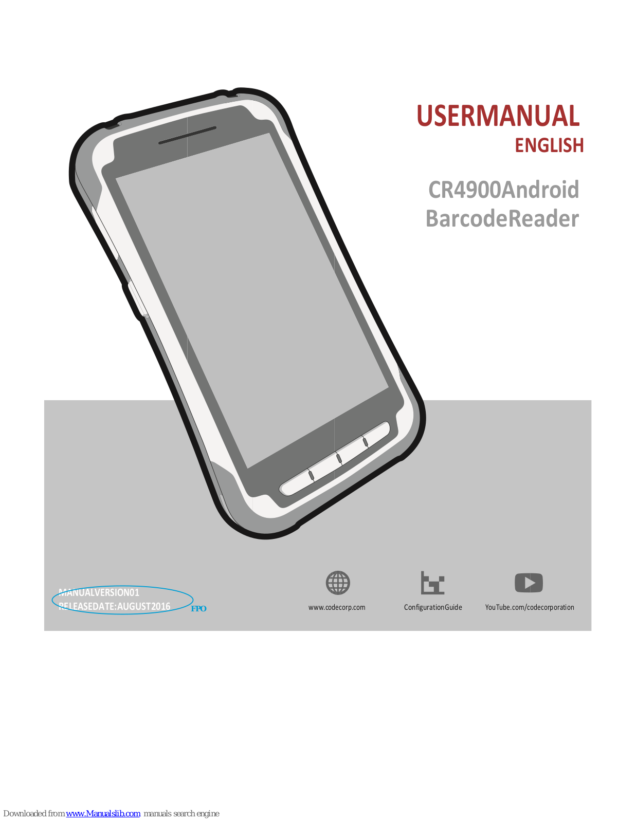 Code CR4900Android User Manual