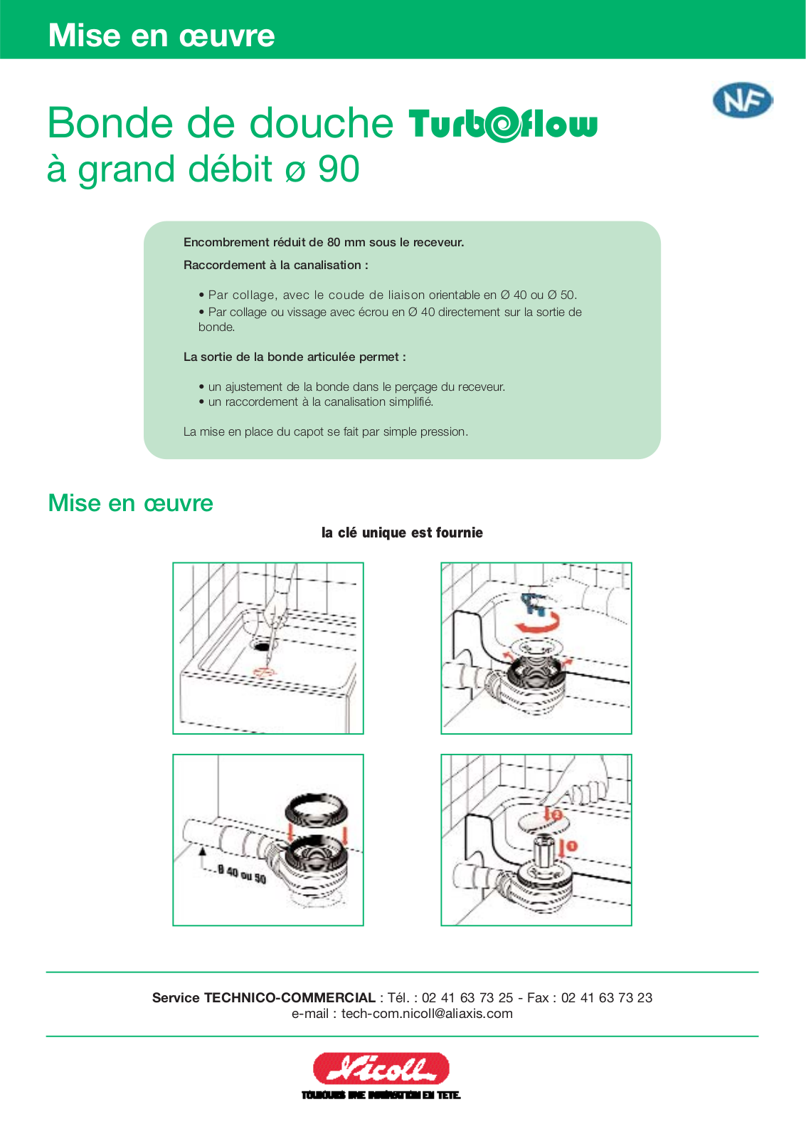 Nicoll 0205240 Specification - ManualMachine.com