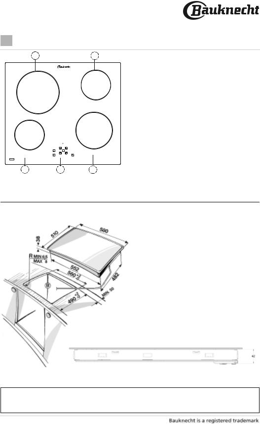 bauknecht ETP 6640 PRODUCT SHEET