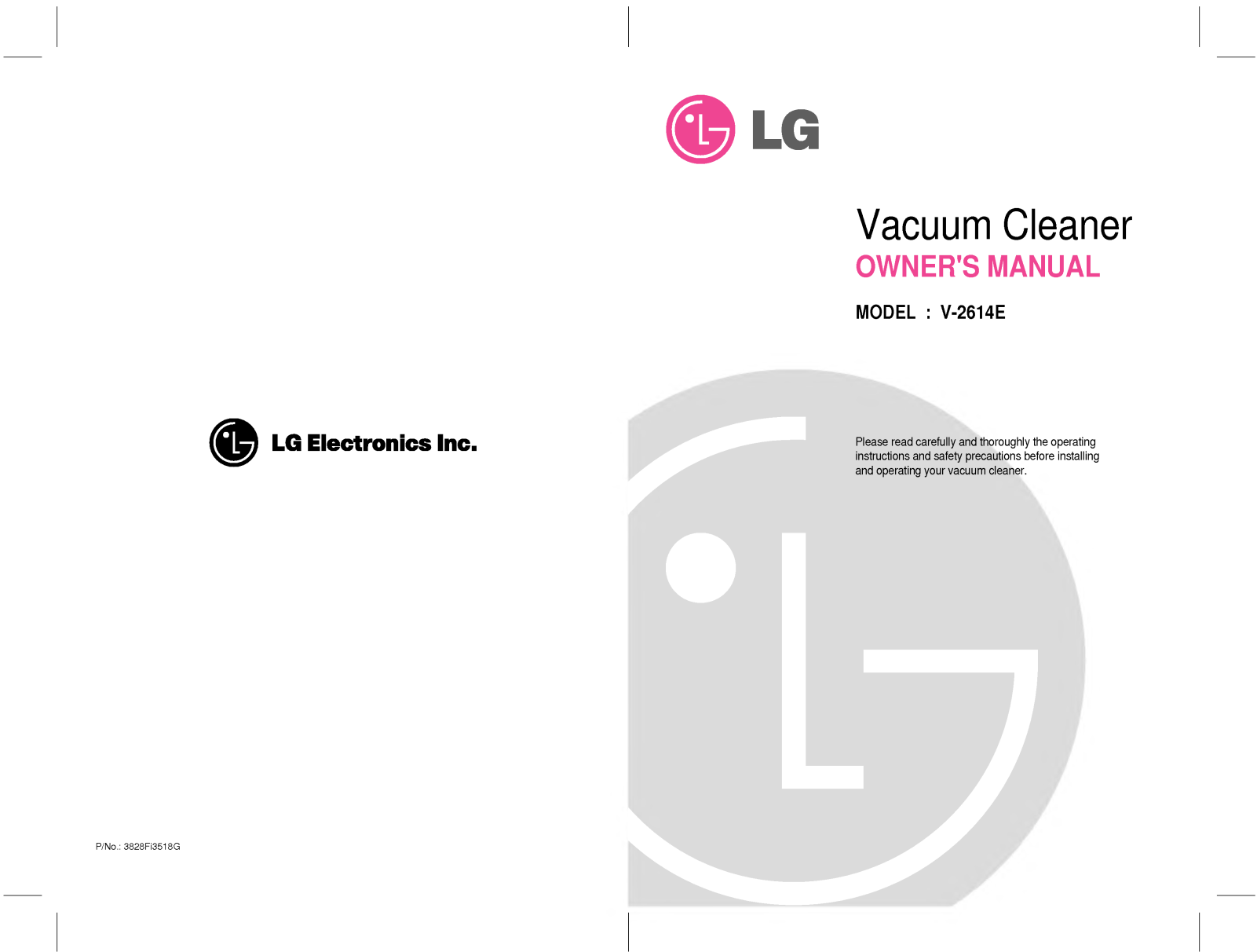 LG V-2614E User Manual