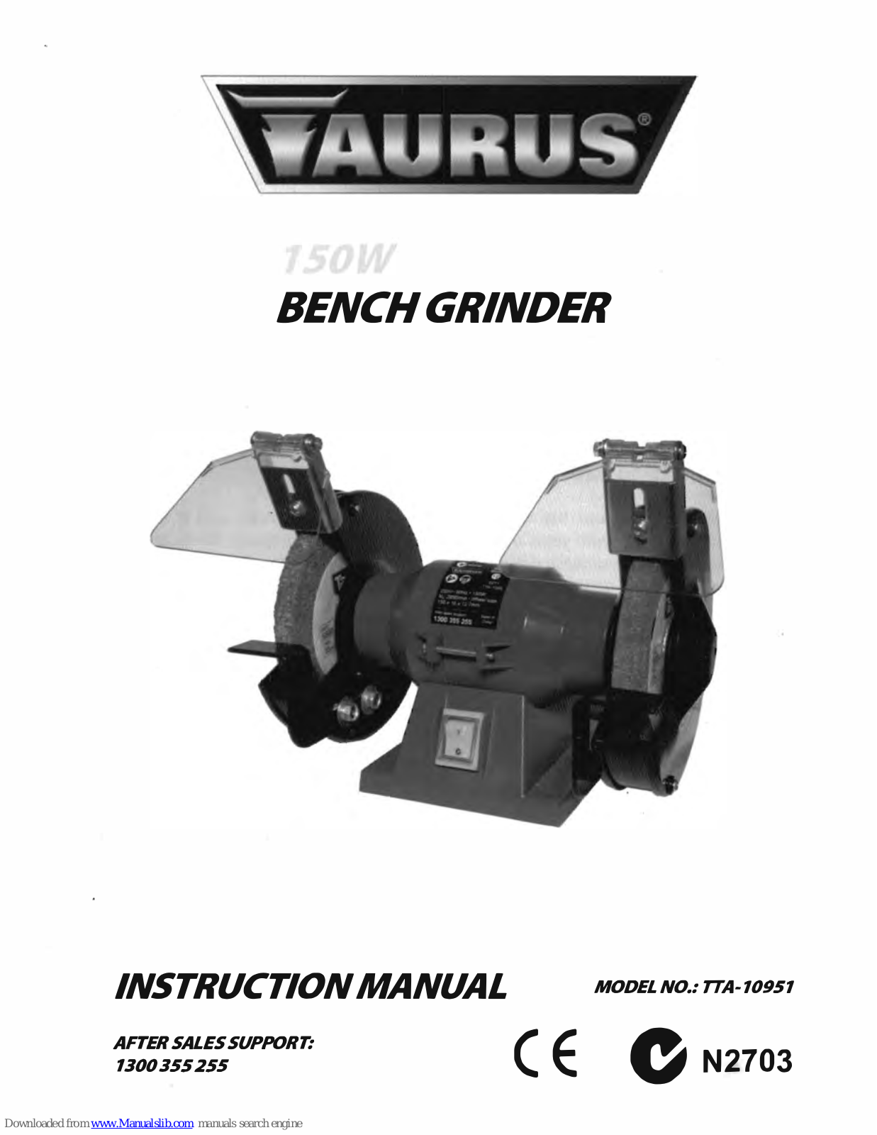 Taurus TTA-10951 Instruction Manual