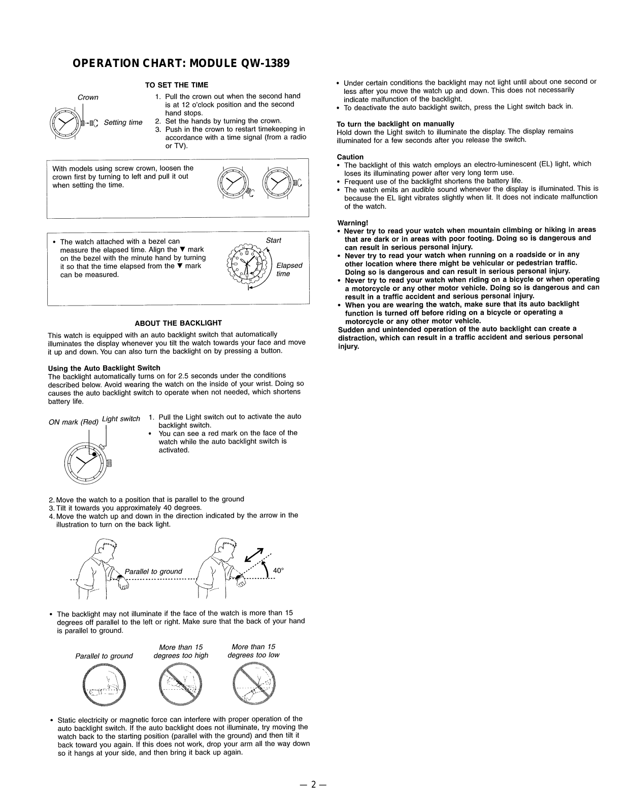 Casio 1389 Owner's Manual