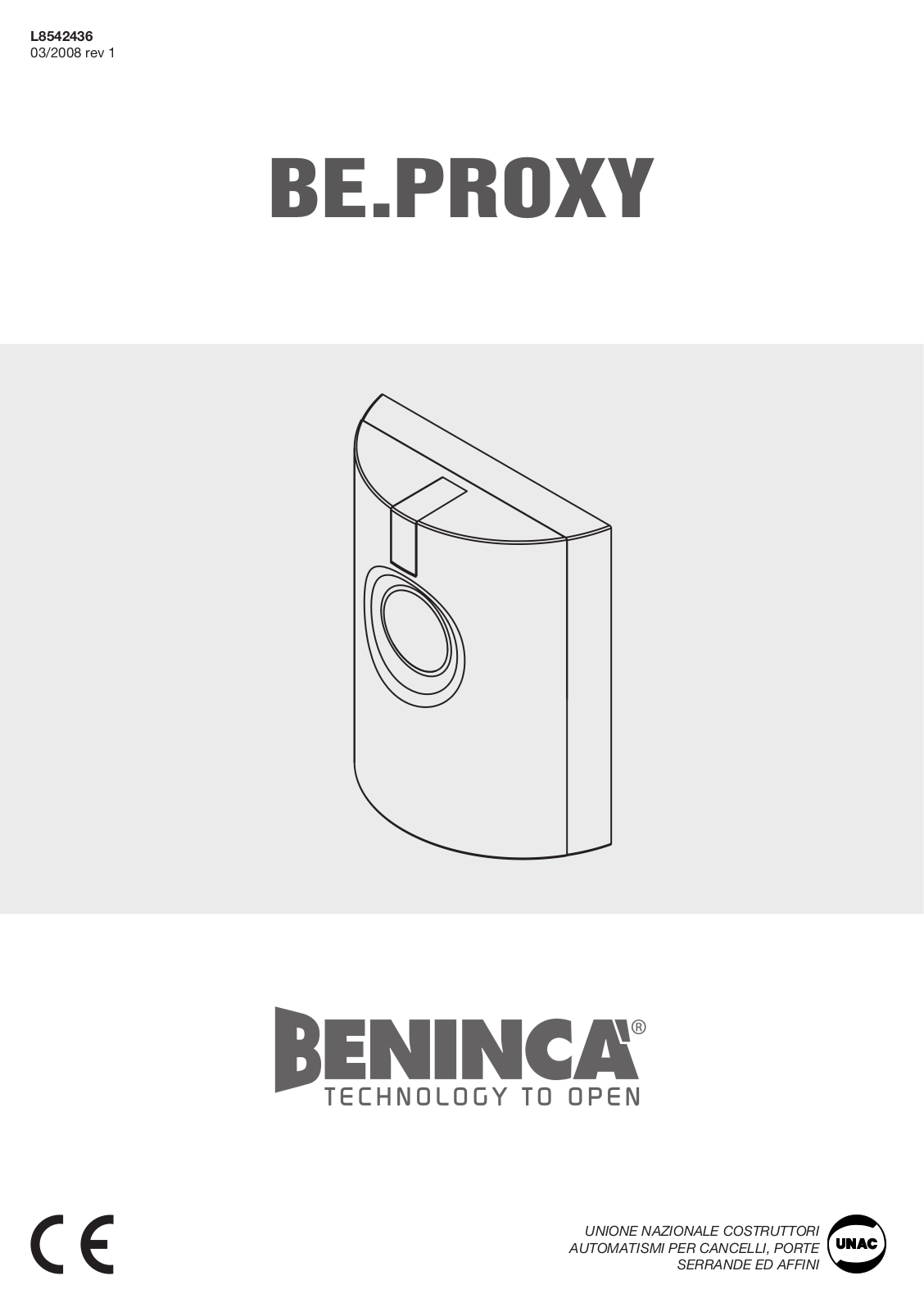 Beninca Be-Proxy User Manual