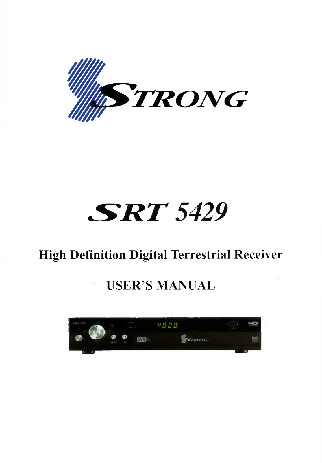 Strong SRT 5429 User Manual