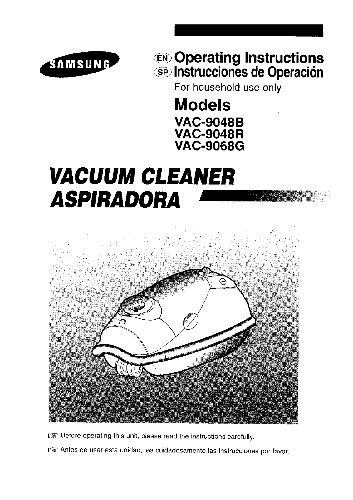 Samsung VAC-9048R User Manual