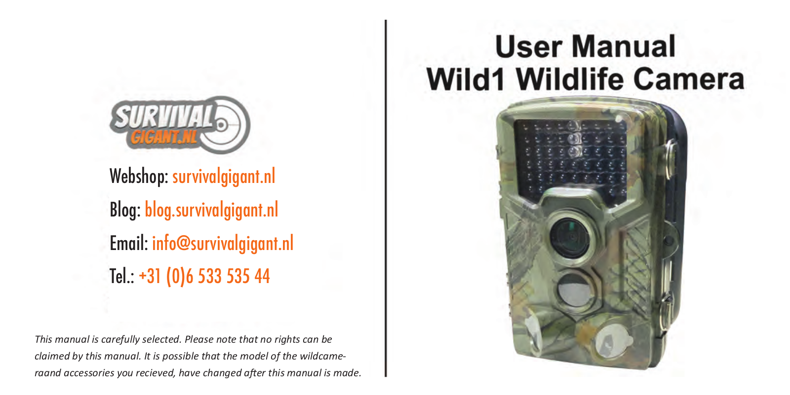 ElectrIQ Wild1 User Manual