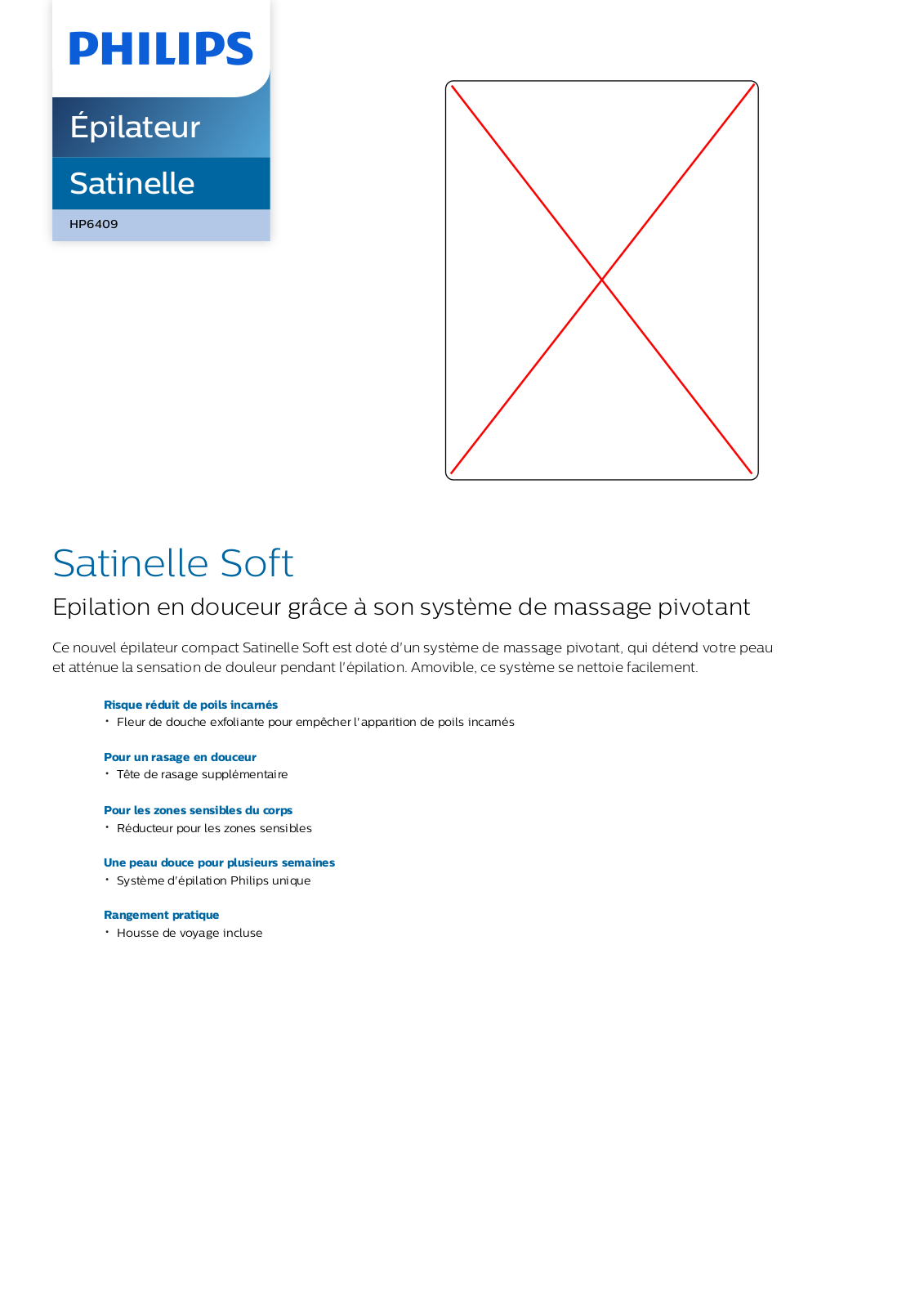 Philips HP6409/31 product sheet