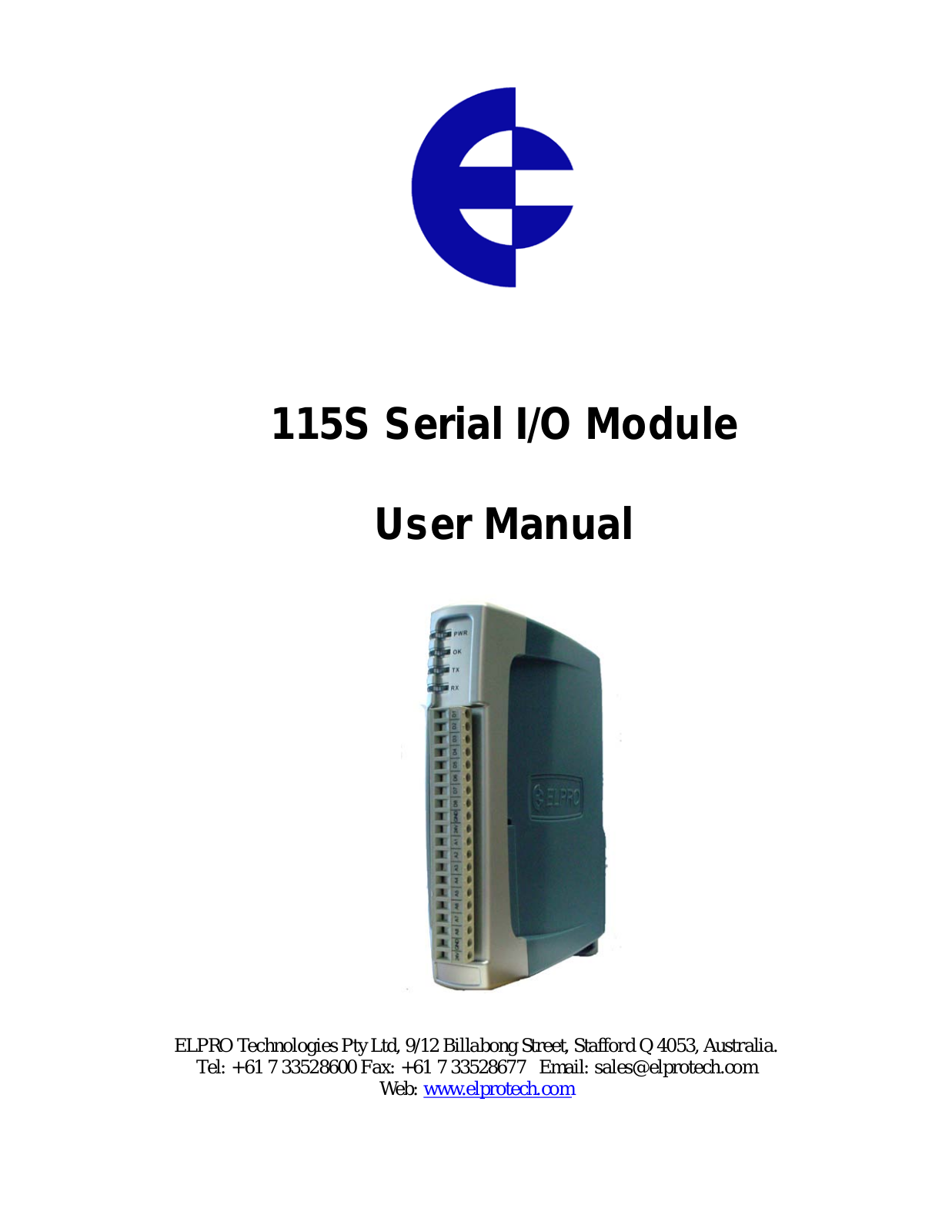 Westermo RM-115S User Manual