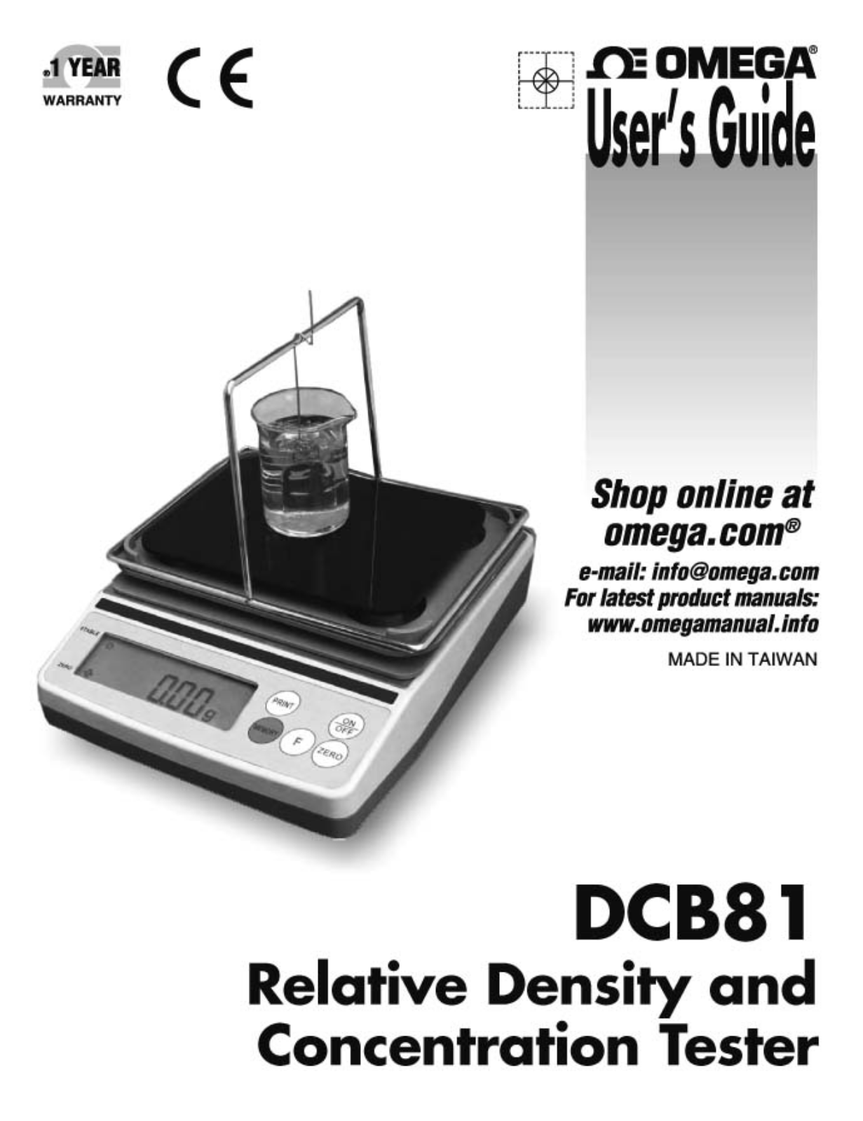 Omega DCB81 User guide - ManualMachine.com