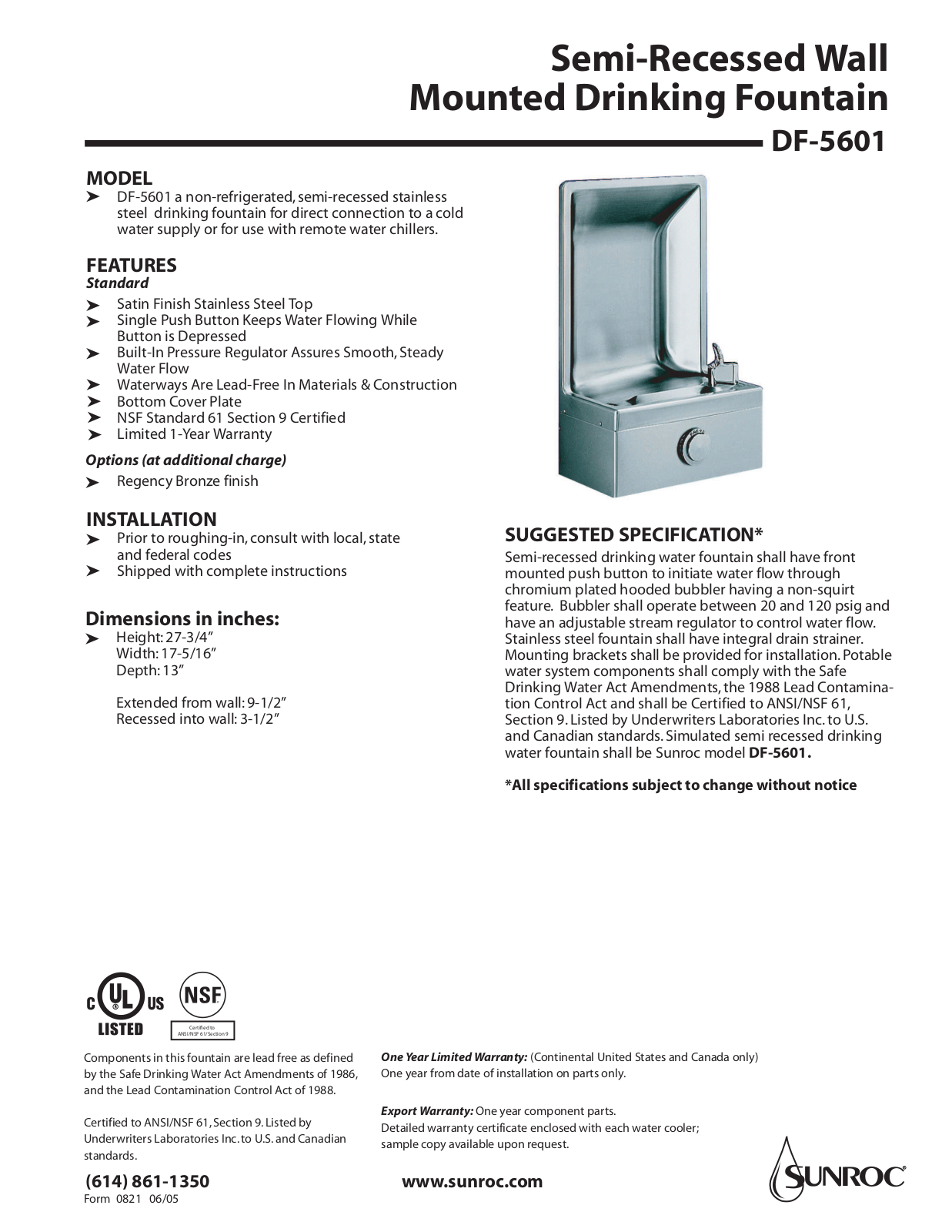 Oasis DF-5601 User Manual