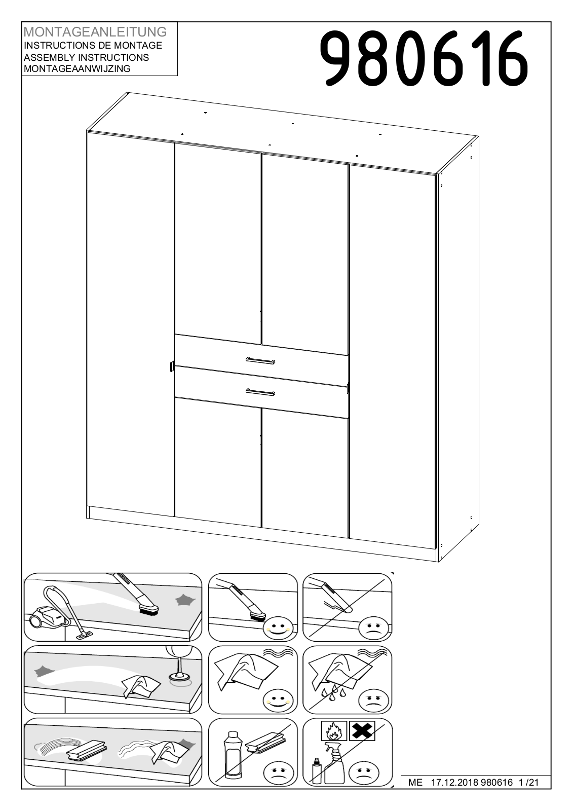 Wimex 980616 Assembly instructions